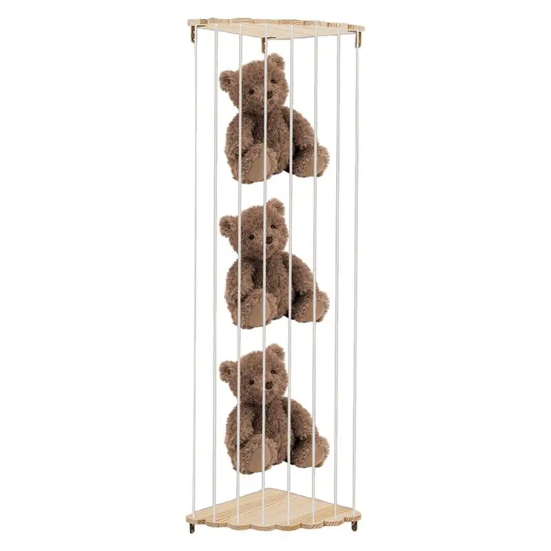 Corner Stuffed Animal Zoo, Large Stuffed Animals Storage, Vertical Toy Storage Organizer - For Plush Toy Holder