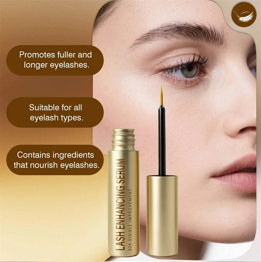 เซรั่มเจริญเติบโตของขนตาอย่างรวดเร็ว 7 วัน เซรั่มบำรุงขนตาธรรมชาติ ยาวขึ้น หนาขึ้น ดัดขนตาให้งอนงาม ผลิตภัณฑ์ดูแลดวงตา ผลิตภัณฑ์แต่งหน้า