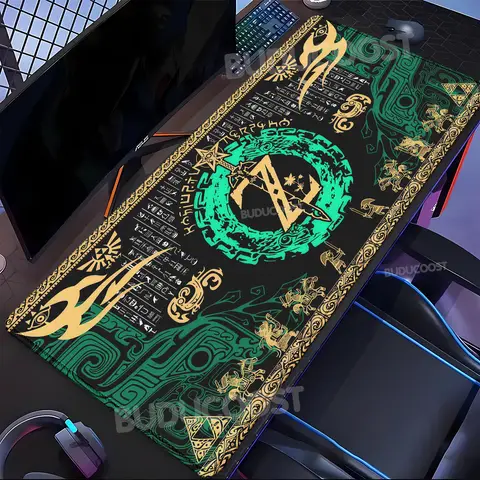 HD Printing Zeldas of Legends XXL Mouse Pad PC Keyboard overlock Mousepad Large Carpet Office accessories Non-slip base Desk Mat