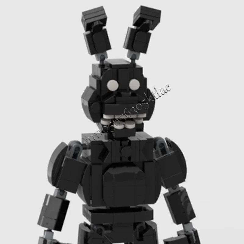 533 PCS Série de Personagens de Jogos Populares, Modelo de Bloco de Construção Modular Personalizável Dark Ethereal Hare, Brinquedo Simples DIY para Presente de Festival