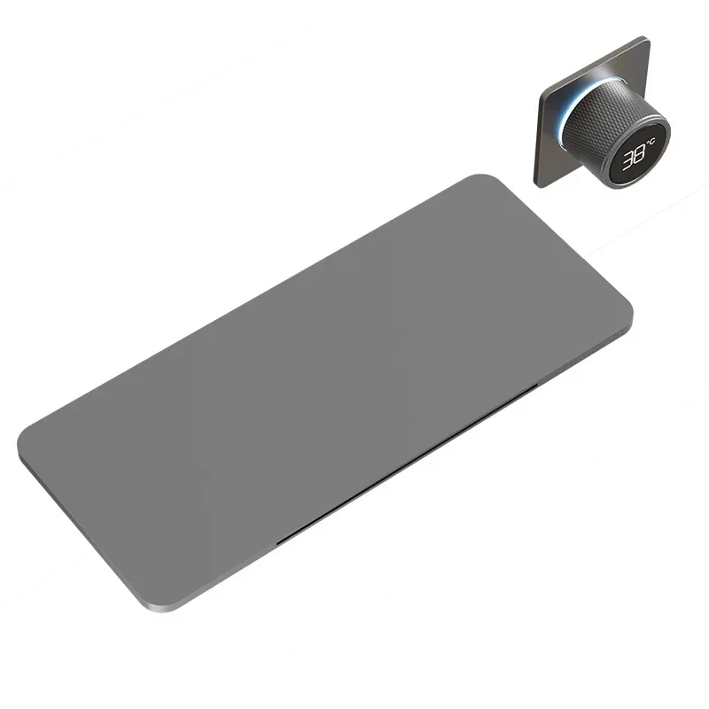 

Скрытый смеситель для ванны и раковины с эффектом водопада, душевой комплект для душа и гидромассажной ванны