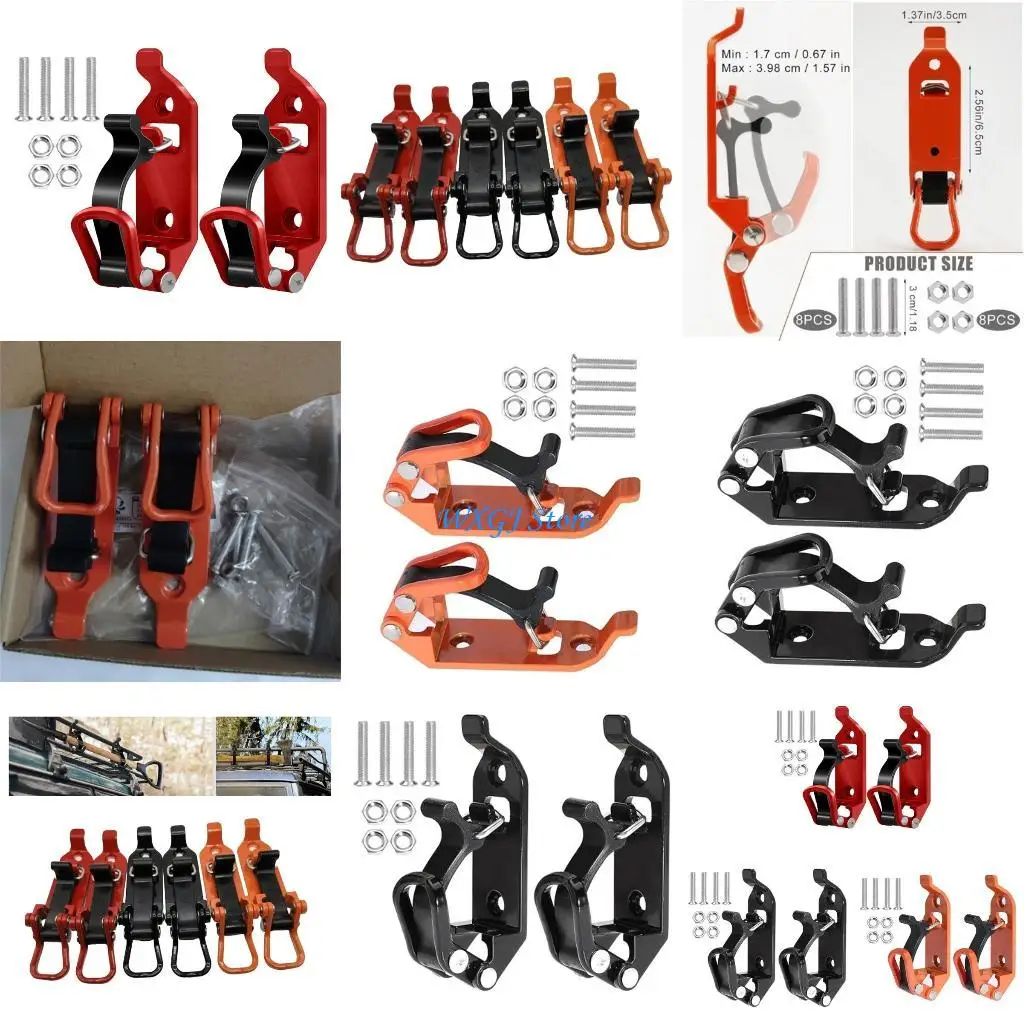 

37JE Multifunction Luggage Holders Clamp Easy Use Travel Essential for Different Rack