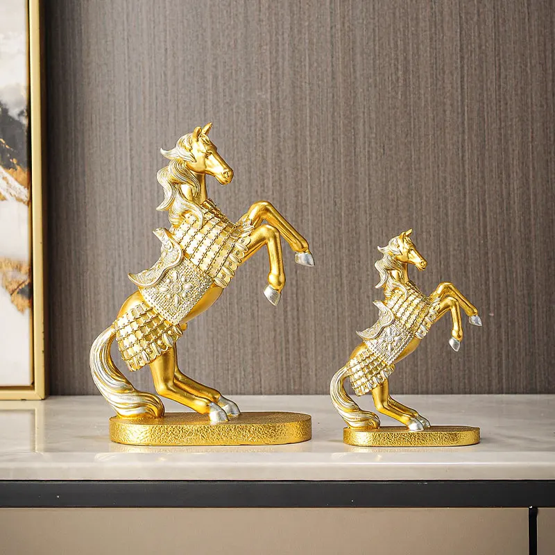 

Modern Chinese desktop horse decoration creative home office living room craft home decoration
