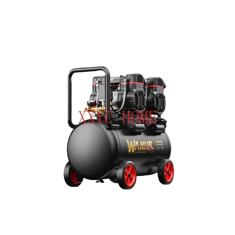 220v 1690W 800W 0.8Mpa (100psi) Oil-less Silent Air Compressors Four-cylinder Air Compressors Air/Gas  Pump