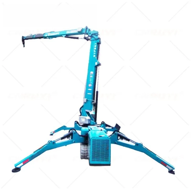 Portable Construction Crawler Spider Cranes with Telescopic Boom for Construction Site Use