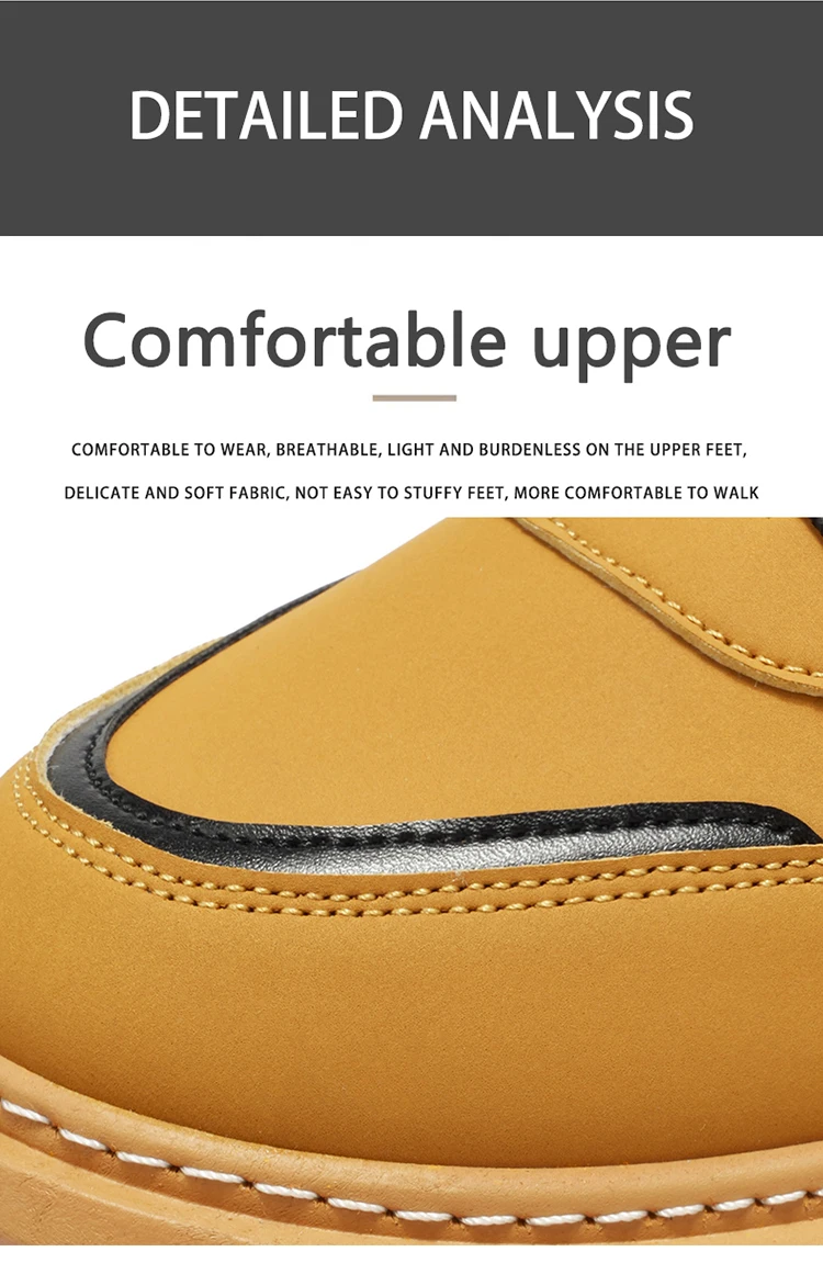 Herren-High-Top-Stiefel, Stofffutter für hohen Komfort, geeignet für Outdoor-Sportarten und den täglichen Gebrauch. – Detail 6