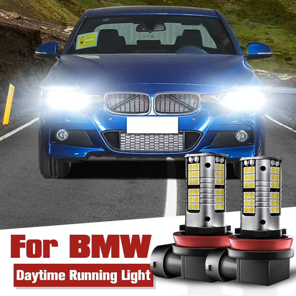 

2pcs LED Daytime Running Light DRL H8 Canbus For BMW E81 E87 E88 E82 F01 F02 F03 F04 E84 E70 E71 E72 E89 E90 E93 E92 E91 E60 E6