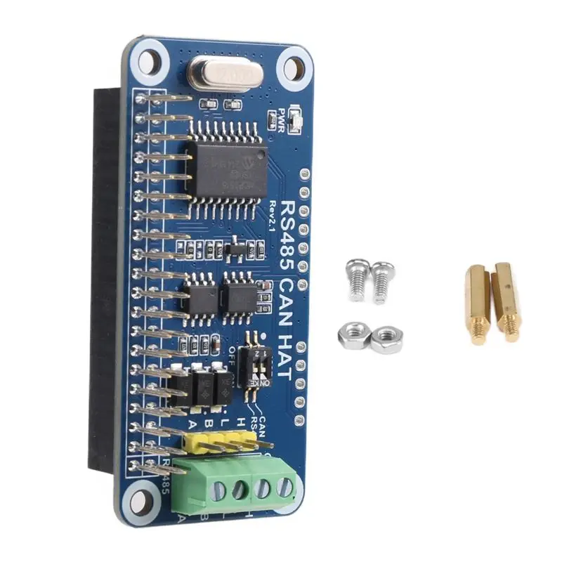 

Waveshare RS485 CAN HAT For Raspberry Pi Allows Stable Long-Distance Communication Supports Raspberry Pi Series Boards