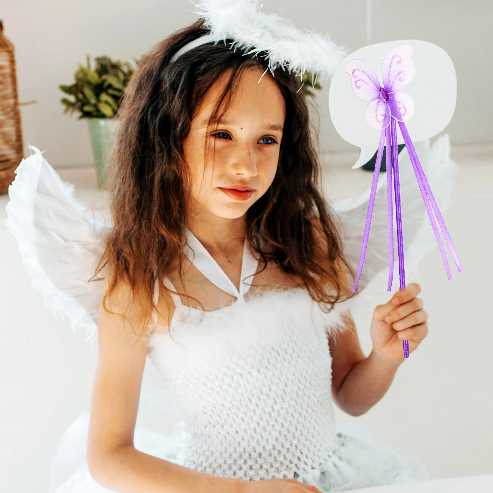 

6Pcs Childrens Fairy Wands Bright Beautiful Girls Party Favors Exquisite Stage Performance Fairy Wand Witch Wand