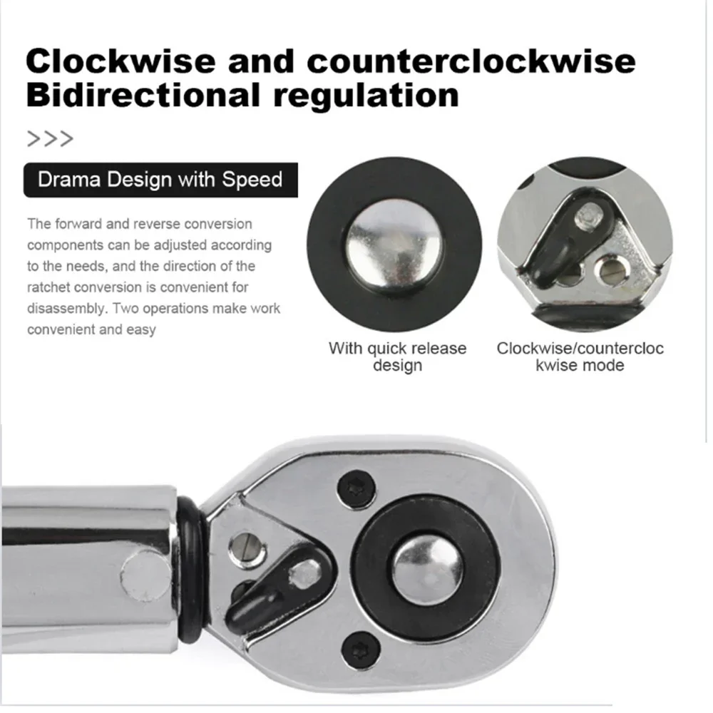 3/8 1/2 بوصة محرك انقر مفتاح العزم مربع محرك اسئلة وجع إصلاح المفك مفتاح أدوات يدوية مع صندوق أداة إصلاح السيارات