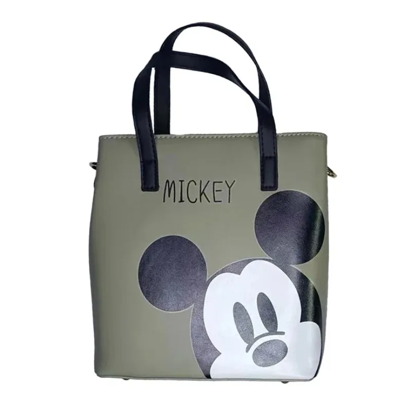 

Роскошная дизайнерская сумка через плечо Disney с Микки Маусом для женщин и девочек, кошелек через плечо из искусственной кожи, водонепроницаемый