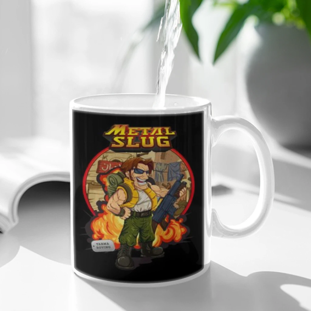 Classic Retro Game Metal Slug Gamer Coffee Milk Cup Mocha  Mug Kawaii Cups Original Mugs 11oz