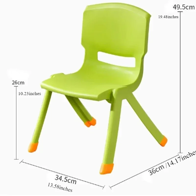 Plastic Schoolboy Kids Chair Kindergarten Beach Growing Stool Children Chair Learning Backrest Chaise Pour Enfant Home Furniture