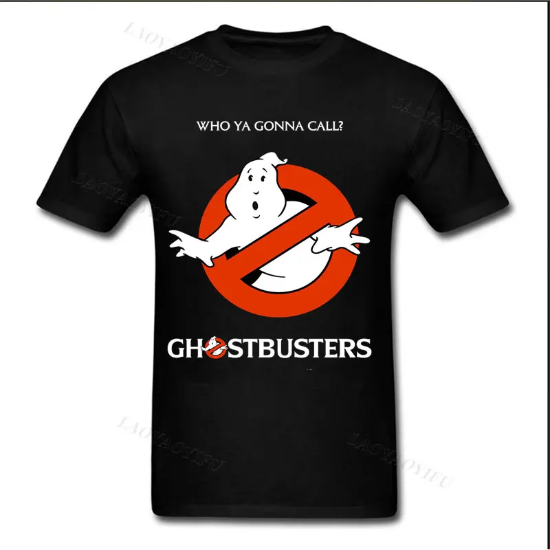 Camisetas Oficiales de los Cazafantasmas, Camiseta Barata de Poliéster con Cuello Redondo, Camiseta Informal Divertida con Estampado, Camiseta Gráfica Extra Grande
