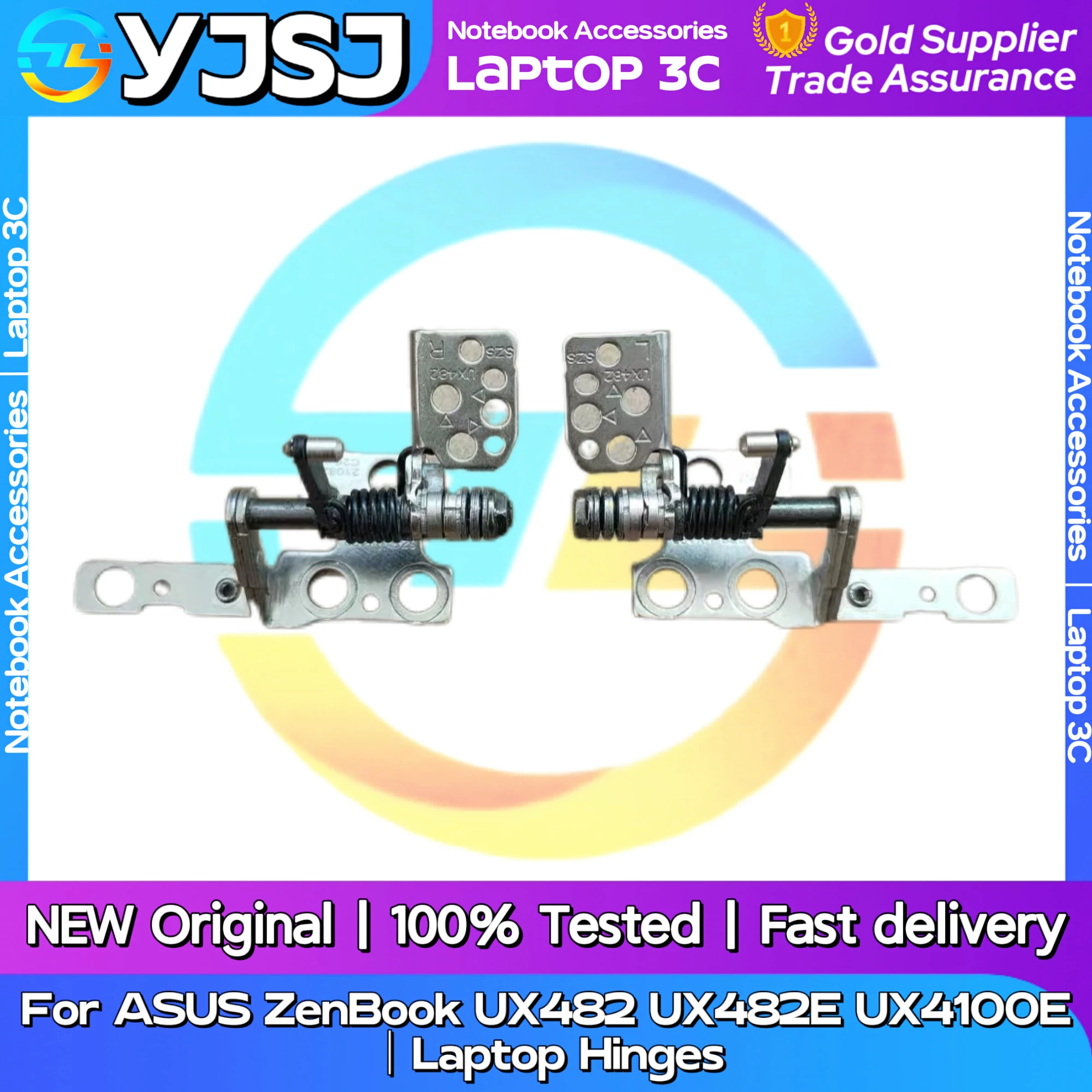 

Новые оригинальные петли для ноутбуков ASUS ZenBook UX482 UX482E UX4100E, встроенные левая и правая петли для ЖК-экрана