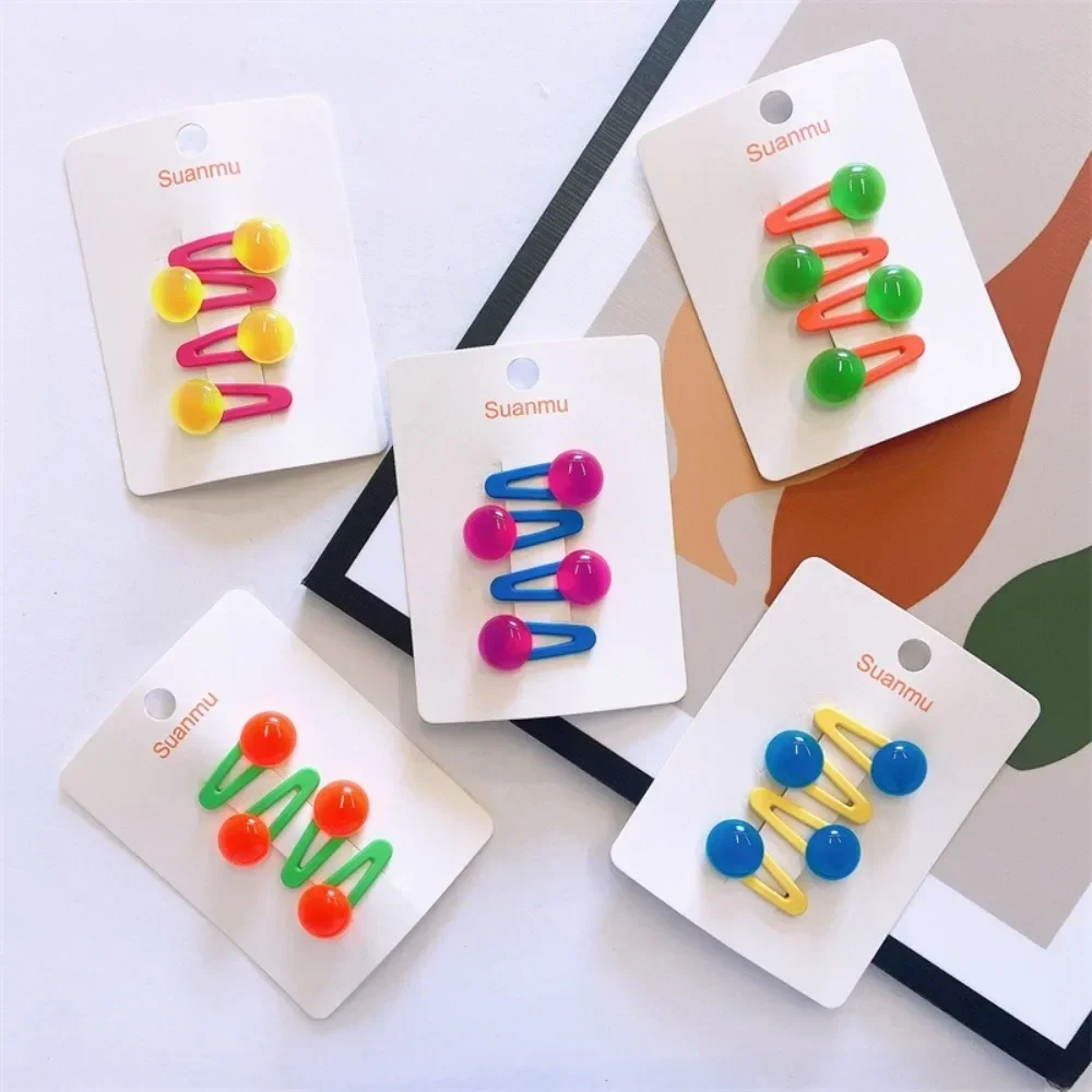 

4 шт./компл., новые летние милые прозрачные заколки для волос в виде фасоли, блестящие желеобразные аксессуары для волос, боковые зажимы, детские заколки для волос из бисера для маленьких девочек