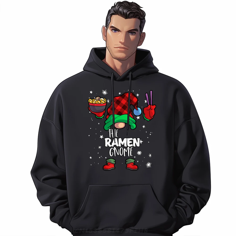 

Ramen Gnome Red Buffalo Plaid Matching Family Christmas Funny Sweatshirts Printed Sweater Plus Size Korean