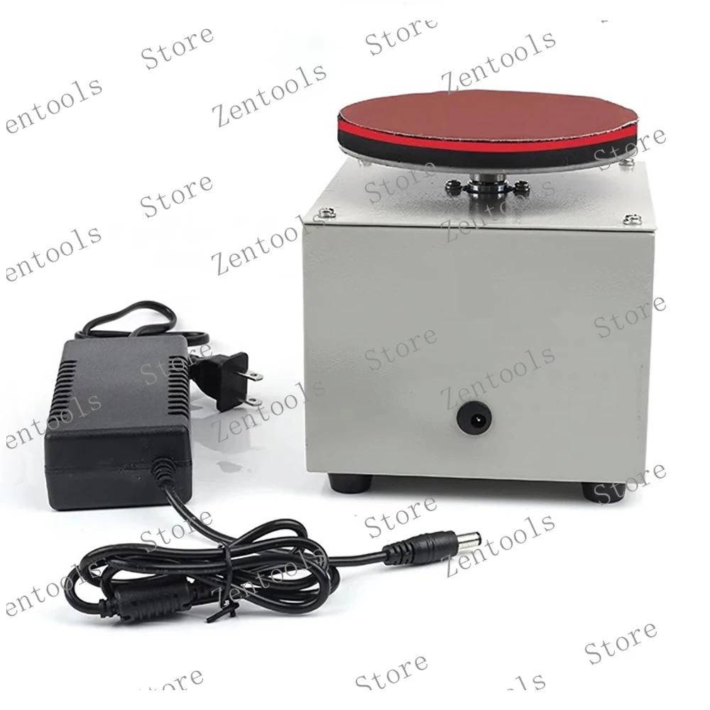 Electric Disc Sander 125mm 150W Polishing Grinding Machine Variable Speed 0-6000 RPM with 10 Sanding Discs