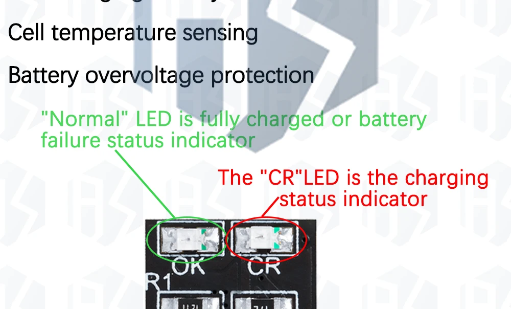 Spezielles 3,2-V-LiFePO4-Batterielademodul 3,6V 1A CV/CC mit Überspannungsschutz Automatisches Aufladen Low-Power-Schlafmodul – Detail 38