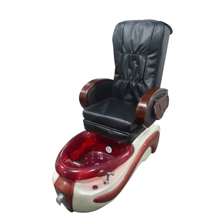 

Electric foot massage chair retro sofa chair can lie foot bath spa stool manicure meijie shop manicure bed massage chair