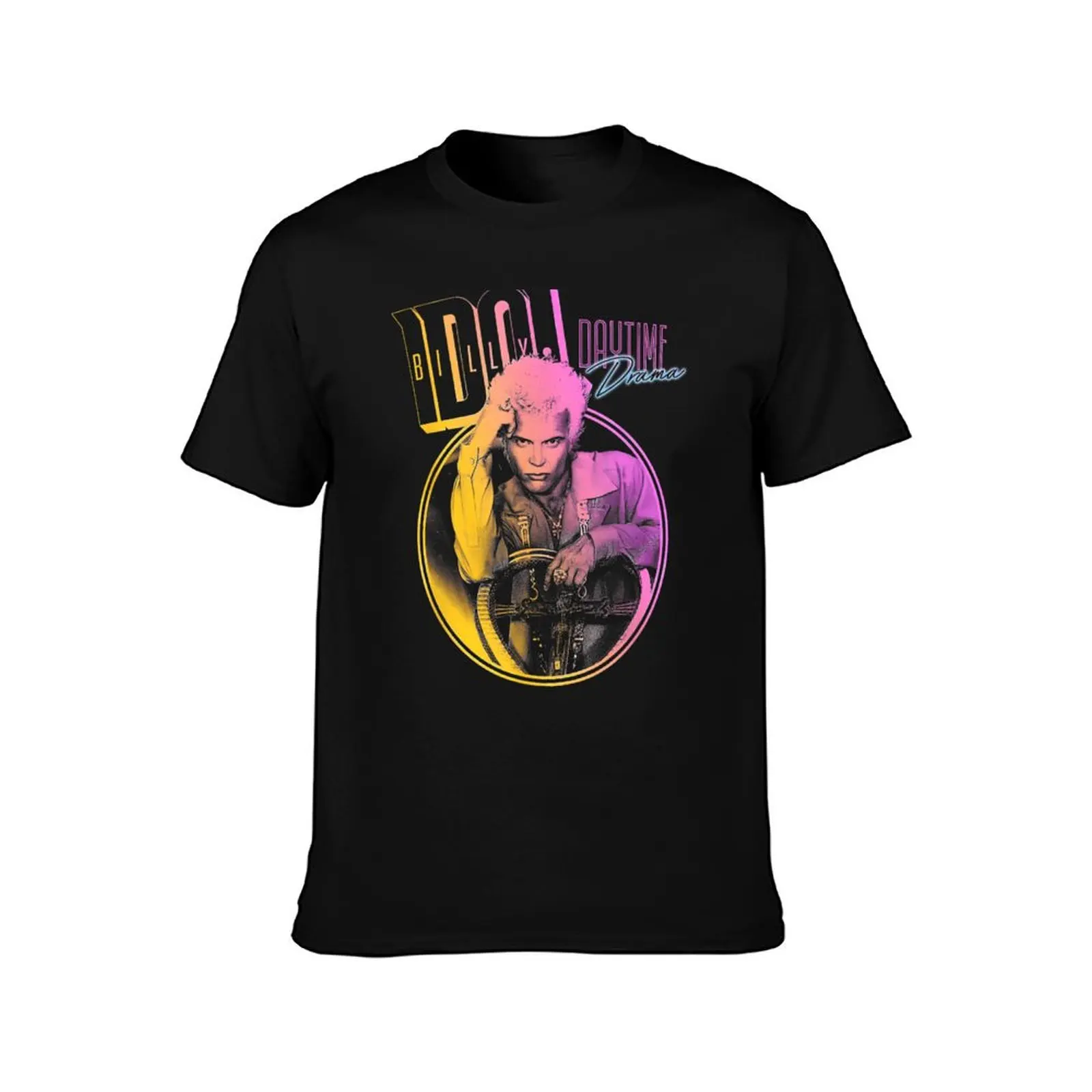 Daytime Music T-Shirt Summer Casual Cotton Tee Oversized Streetwear Tops Vintage Graphic Print Loose Fit Short Sleeve