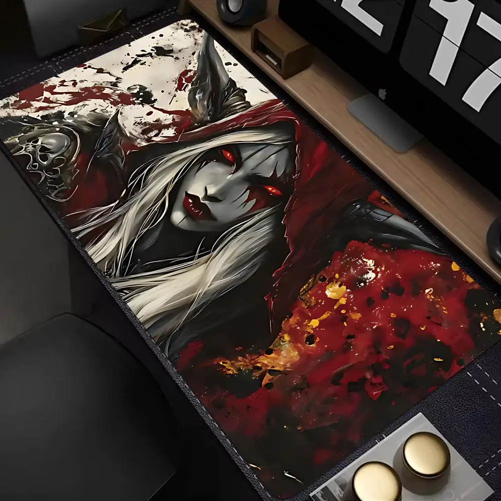 Sylvanas Mouse Pad World of Warcraft Gaming Mouse Pad Desk Mat HD GamerRubber Base Anti-slip  XXL PC Computer Carpet HYBXXC