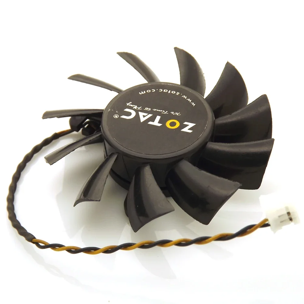 

Шарикоподшипник DC12V 0,2A 65 мм 35*35*35 мм 2-проводной 4-контактный для вентилятора видеокарты ZOTAC GT240