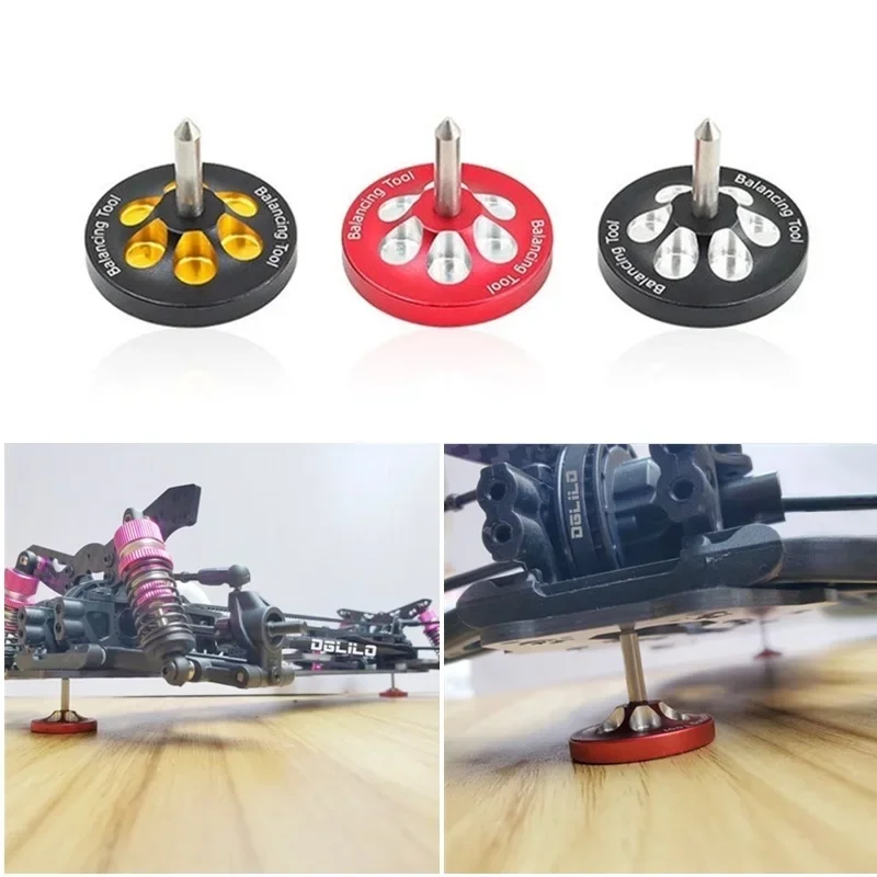 2pcs RC Car Weight Balancing Tool - Metal Stabilizer for Drift Drag Racing, Adjustable Body Upgrade Parts Accessories