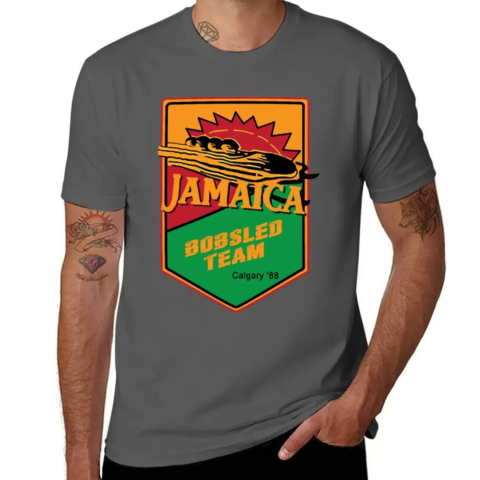Jamaican Bobsled Team Cool Runnings T-Shirt for boys heavyweight new in tops tees animal prinfor boys anime clothes men clothing