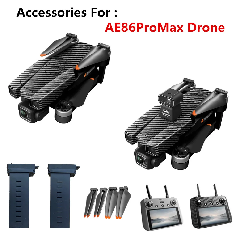 AE86ProMax Drone Original Accessories 11.4V 8000mAh Battery / Propeller Maple Leaf For AE86 PRO MAX Parts AE86ProMax Battery