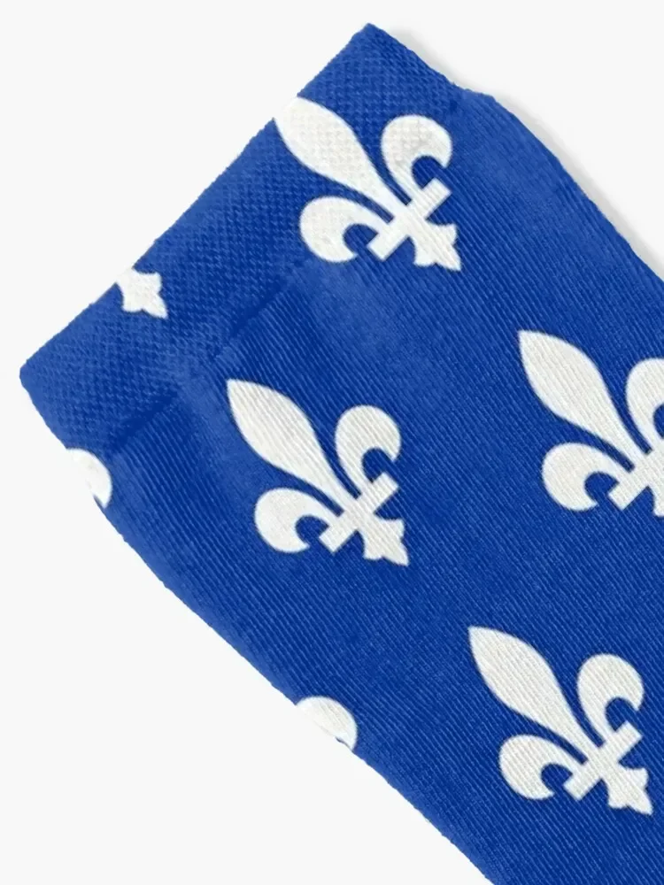 Quebec Flag Canadian Province Socks Toe sports custom sports Running loose Socks Man Women's