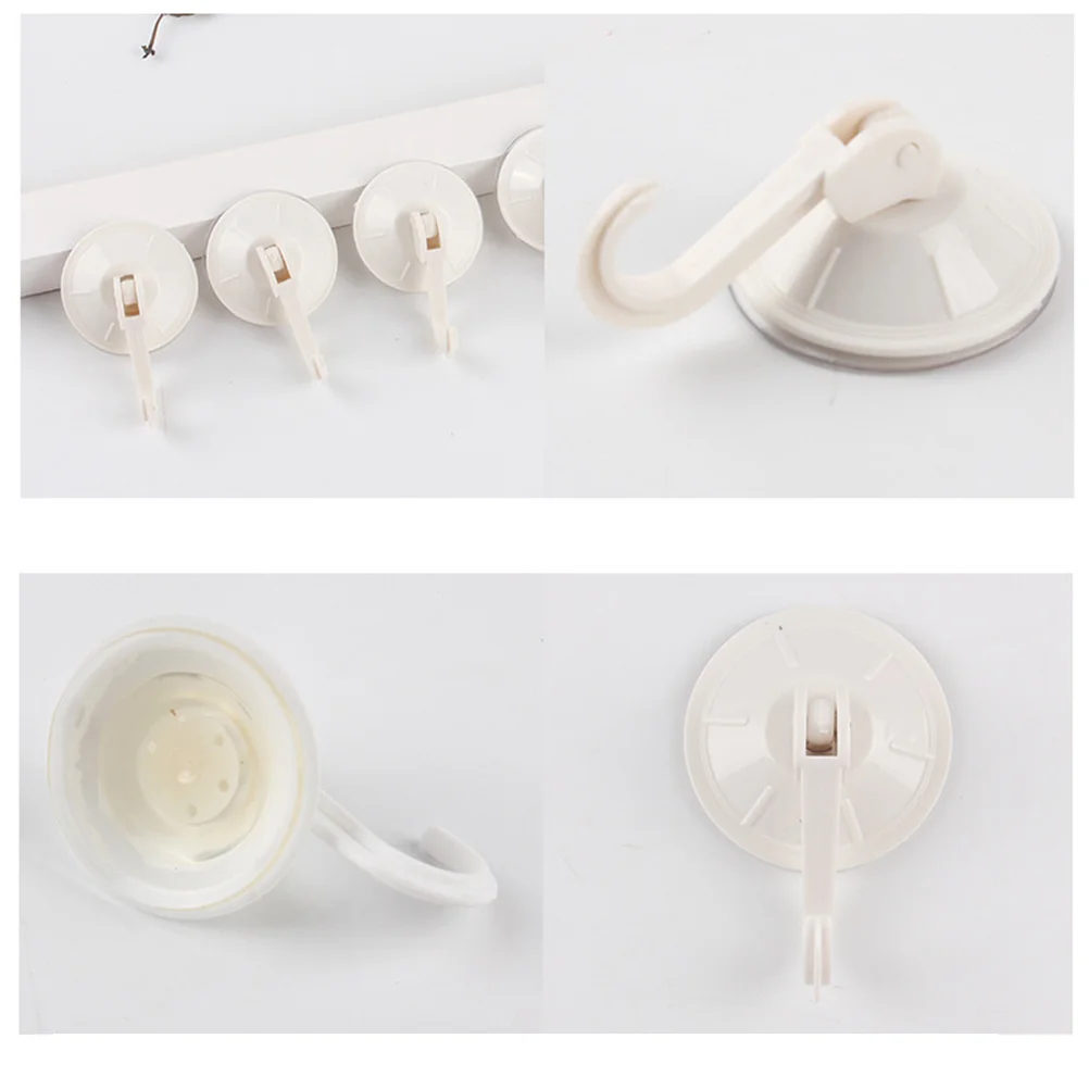 

10pcs No Residue Hooks Suction Cup For Home Bathroom Kitchen Use Adhesive Free Hanger Towels Robes Bags Umbrellas Easy Install