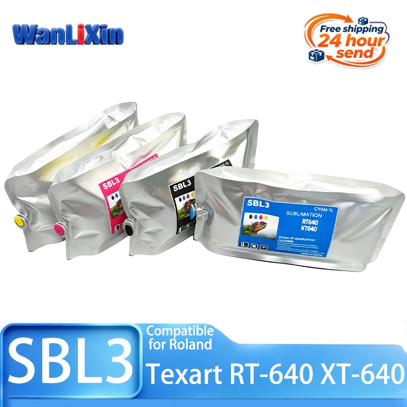 1 pcs For Roland SBL3 sublimation Ink for Roland Texart RT-640 XT-640 for Roland Texart dye sublimation ink 1000ML WIthout chip