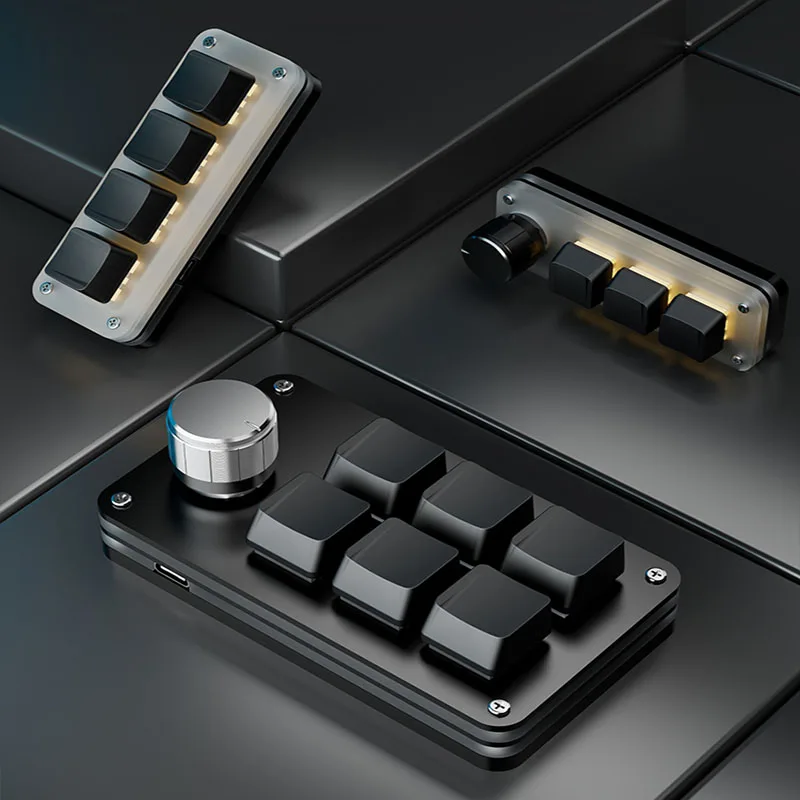 3 Key OSU Gaming Keyboard Programming Macro Custom Knob Keyboard USB RGB Mini Keypad For Photoshop Mechanical Macropad