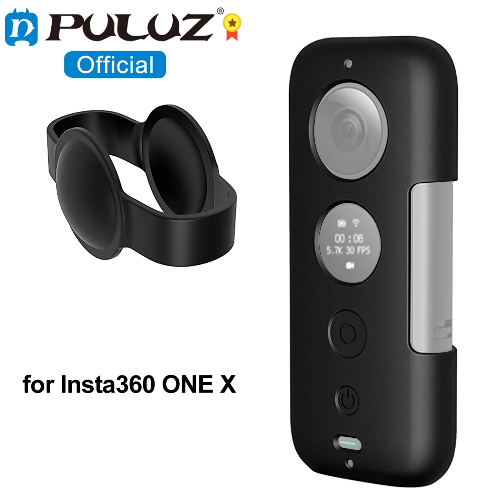 

PULUZ Silicone Protective Case with Lens Cover for Insta360 ONE X Soft Cover