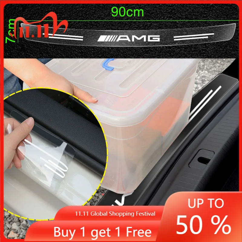 

1Pcs Transparent Car Trunk Badge Protective 3D Sticker Car Accessories For Mercedes-Benz C180 E320 E400 E260 E300 W108 W124 W126