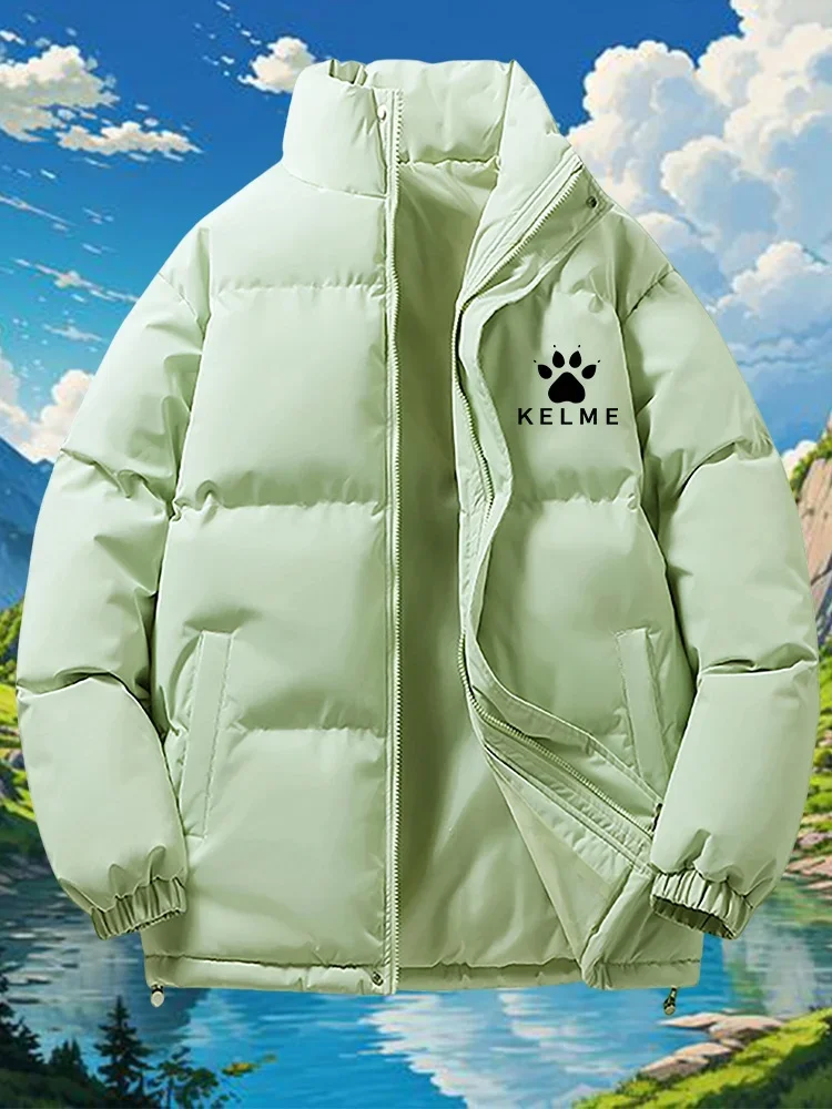 Outdoor Hiking Camping Fashion Trend Padded Jacket Versatile Solid High-quality Breathable Neutral Thick Warm Cotton Clothing