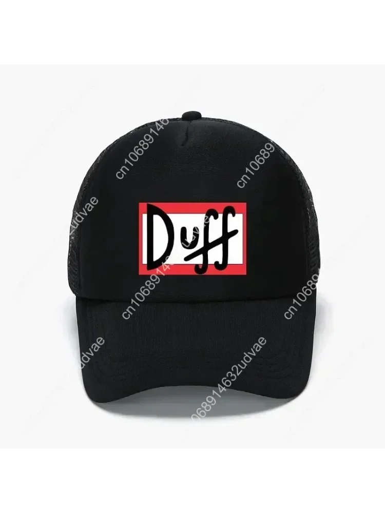 

Duff Beer Foam Trucker Hat Breathable Adjustable Dad Hat Outdoor Snapback Mesh Baseball Cap Fashion Unisex Duckbill Cap