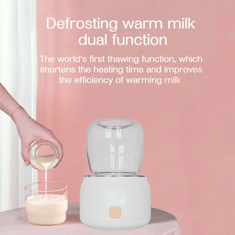 High Quality Portable Multifunctional Milk Warmer with Wireless Insulation and Small Volume USB Heated Baby Bottle Milk Warmer