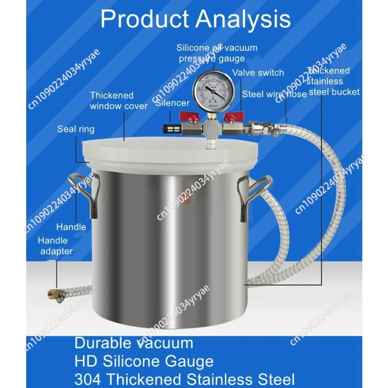 Industrial drops of silica gel defoaming vacuum pump mold turning machine epoxy resin experimental equipment