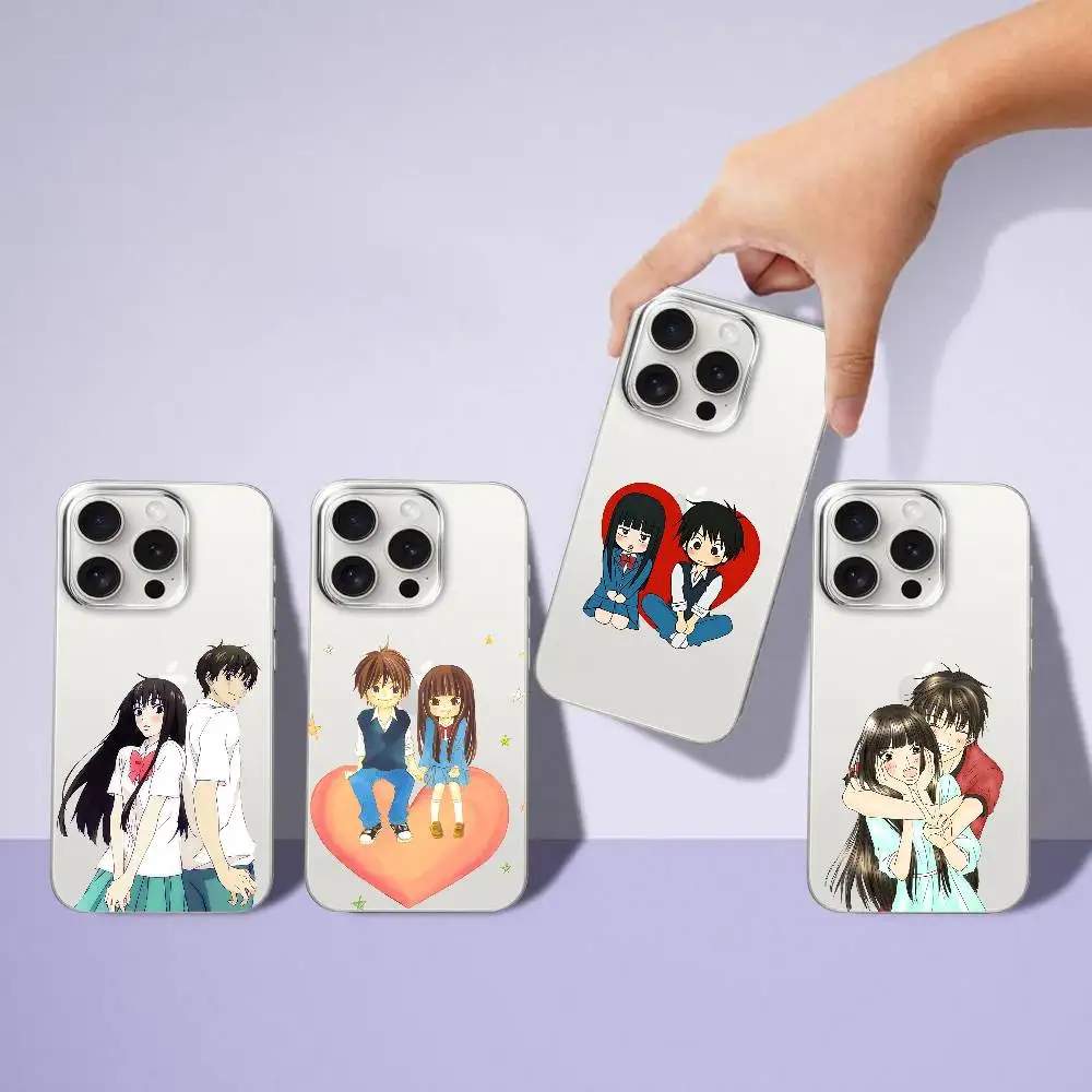 K-Kimi N-Ni T-Todoke kristallklare weiche Handyhülle: stoßfeste transparente Hülle für iPhone 17,16,15,14,13,12,11 Pro Max, Mini