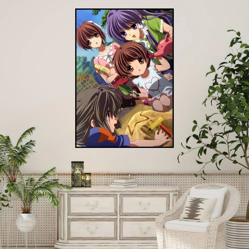 bilibili Anime Clannad After Story Poster Prints Wall Sticker Painting Bedroom Living Room Decoration Office Home Self Adhesive