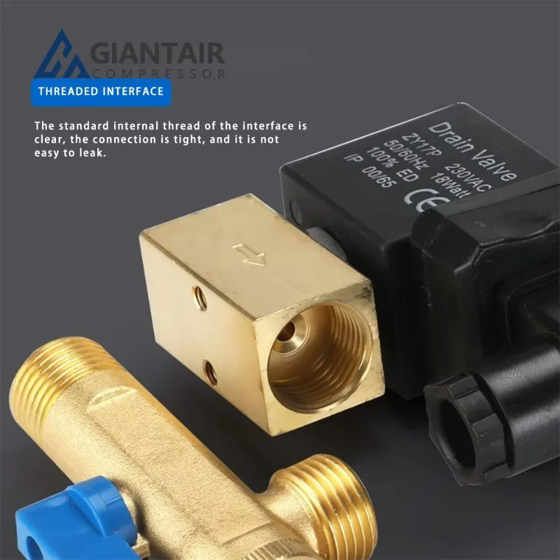 الجملة 1/2 "التلقائي ضاغط الهواء توقيت الإلكترونية مكثف صمام المياه استنزاف السيارات