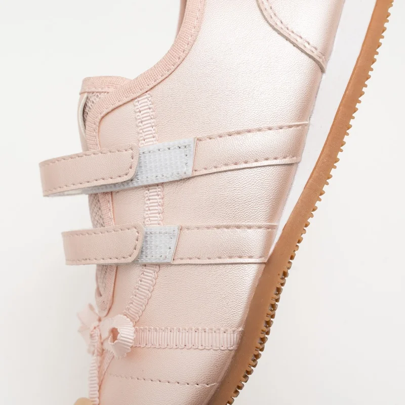 Neue, niedliche Mary-Jane-Schuhe für kleine Mädchen, mit Satinschleife und doppeltem Riemen, leicht, atmungsaktiv, Prinzessinnenschuhe für Partys und den täglichen Gebrauch. – Detail 7