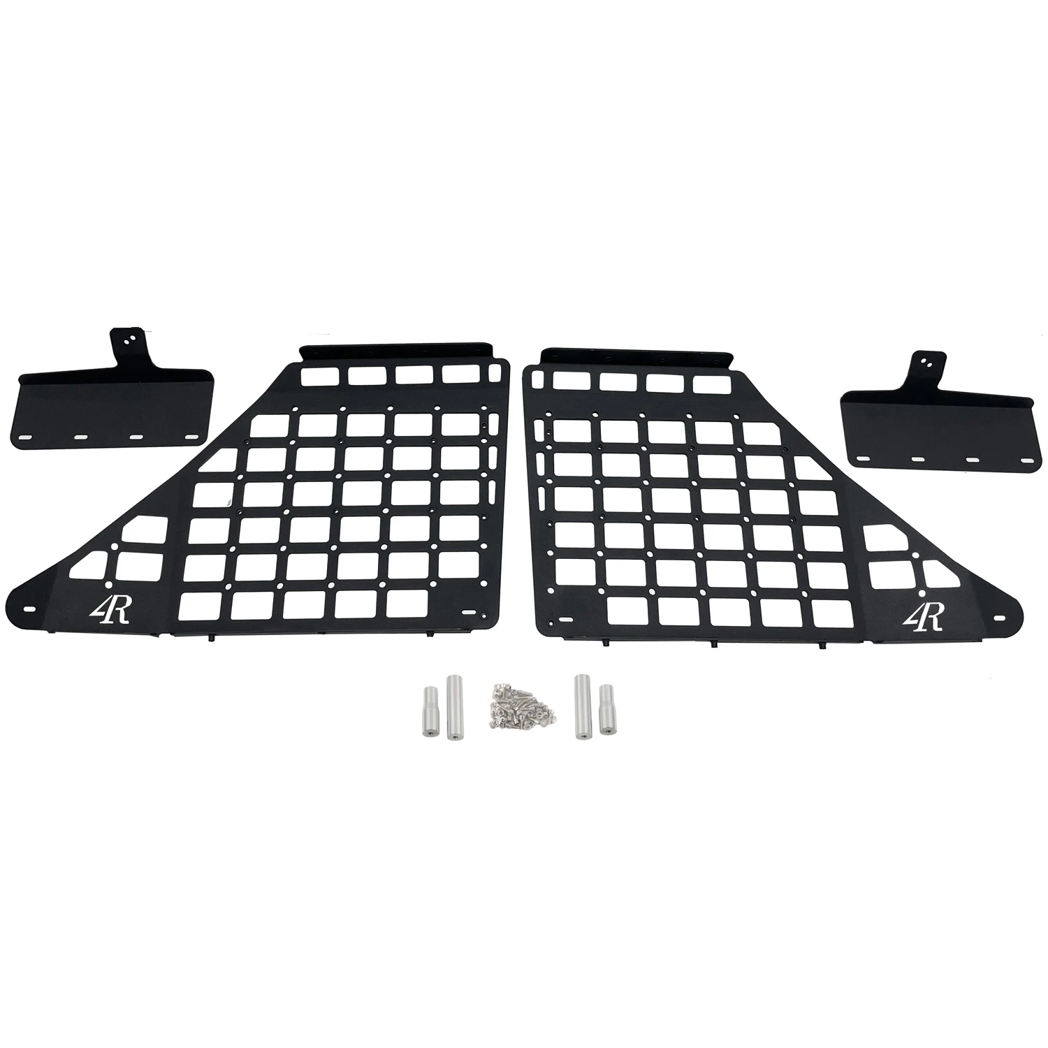 for Toyota 4runner 2010-2023 Interior Window Modular Storage Panel Pair Aluminum Alloy Iron