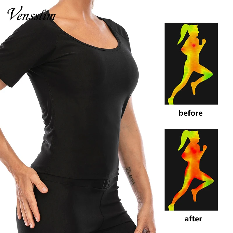 Women\'s Sauna Sweat Vest Suit Heat-Trapping Body Shaper Enhancing Vest Hot Polymer Top Shapewear Waist Trimmer Trainer Suits