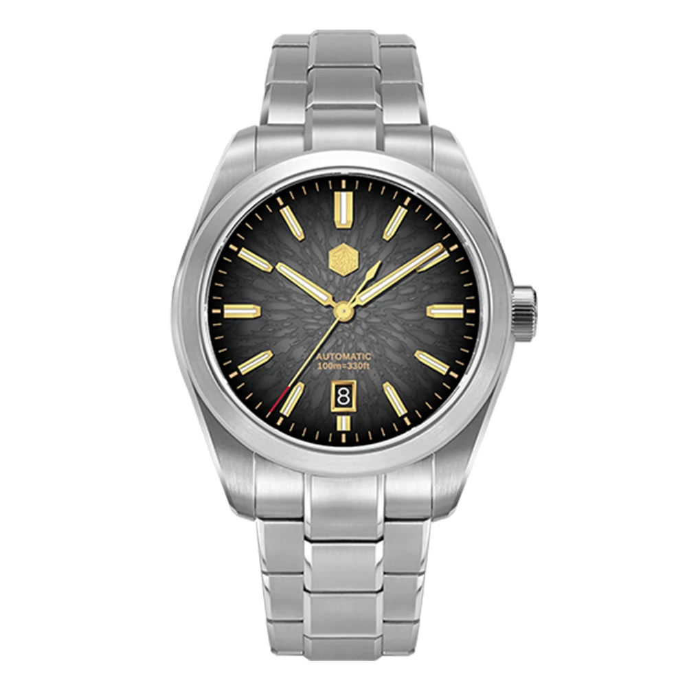 San Martin Originele GADA 36/39/42mm JianZhan Wijzerplaat Mannen Horloge Miyota 9015 Self-Wind BGW-X1 10Bar Saffier Reloj SN0144GS/X/L-3/4