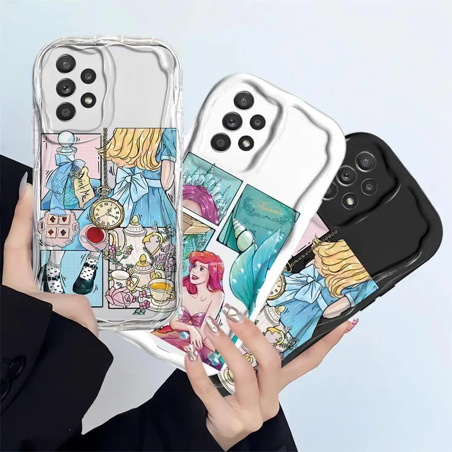 حافظة لهاتف سامسونج جالاكسي A05 A13 A15 A04 A11 A02s A50 A20 A03 A12 A16 A06 ديزني برينسيس جريل