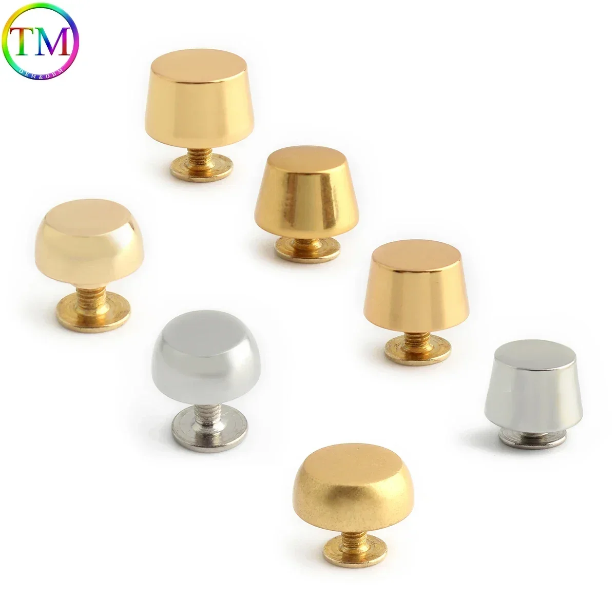 Metal Foot Nails Screw Bucket Nails Clip Buckles Bag Hardware Accessories Handbag DIY Decorative Buckles Bag Bottom Screw Rivets