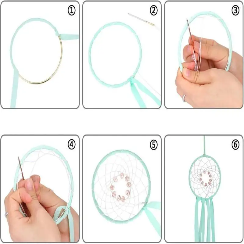 1-20pcs Metal Dream Catcher Dreamcatcher Rings Macrame Craft Hoops DIY Wedding Wind Chime Hanging Decorations Accessory 35-250mm